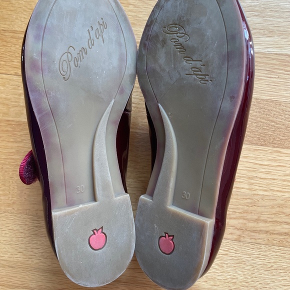 Pom D'Api Red Patent Leather Dress Shoes, Euro size 30/US 13 - Picture 4 of 5